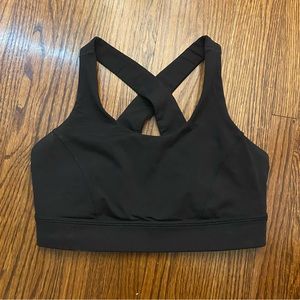 Lululemon black sports bra